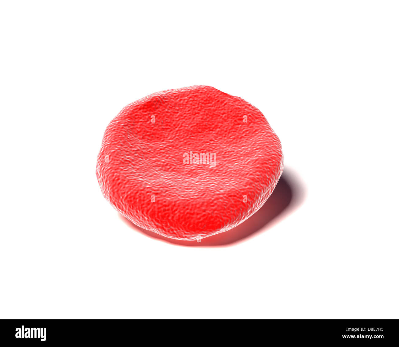 Illustration of a red blood cell Stock Photo
