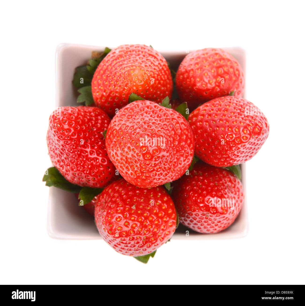 Beautiful strawberries in plate hi-res stock photography and images - Alamy