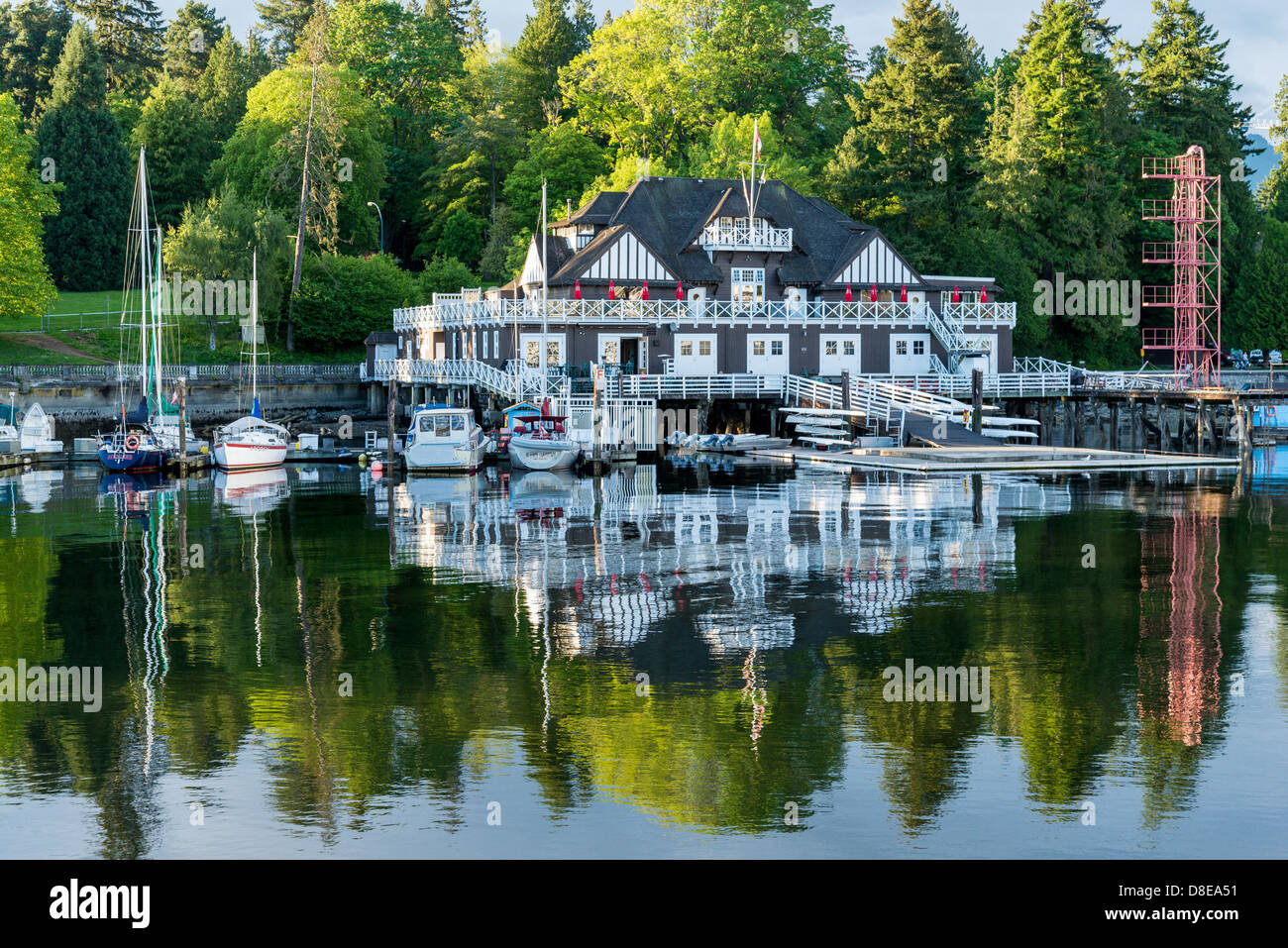 Vancouver Rowing Club, Vancouver, British Columbia, Canada Stock Photo