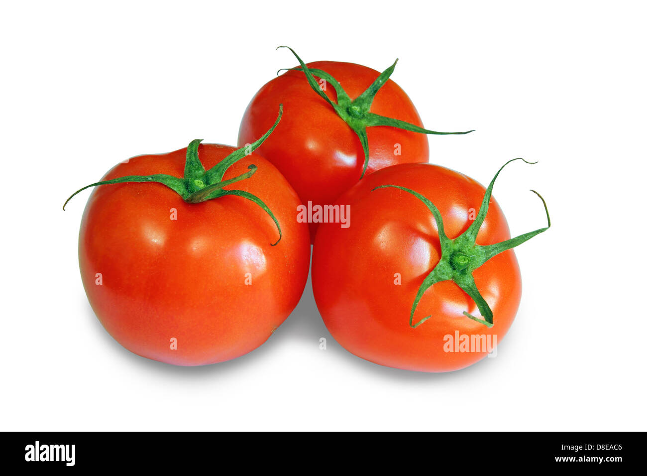 red tomatoes isolated on a white background Stock Photo - Alamy