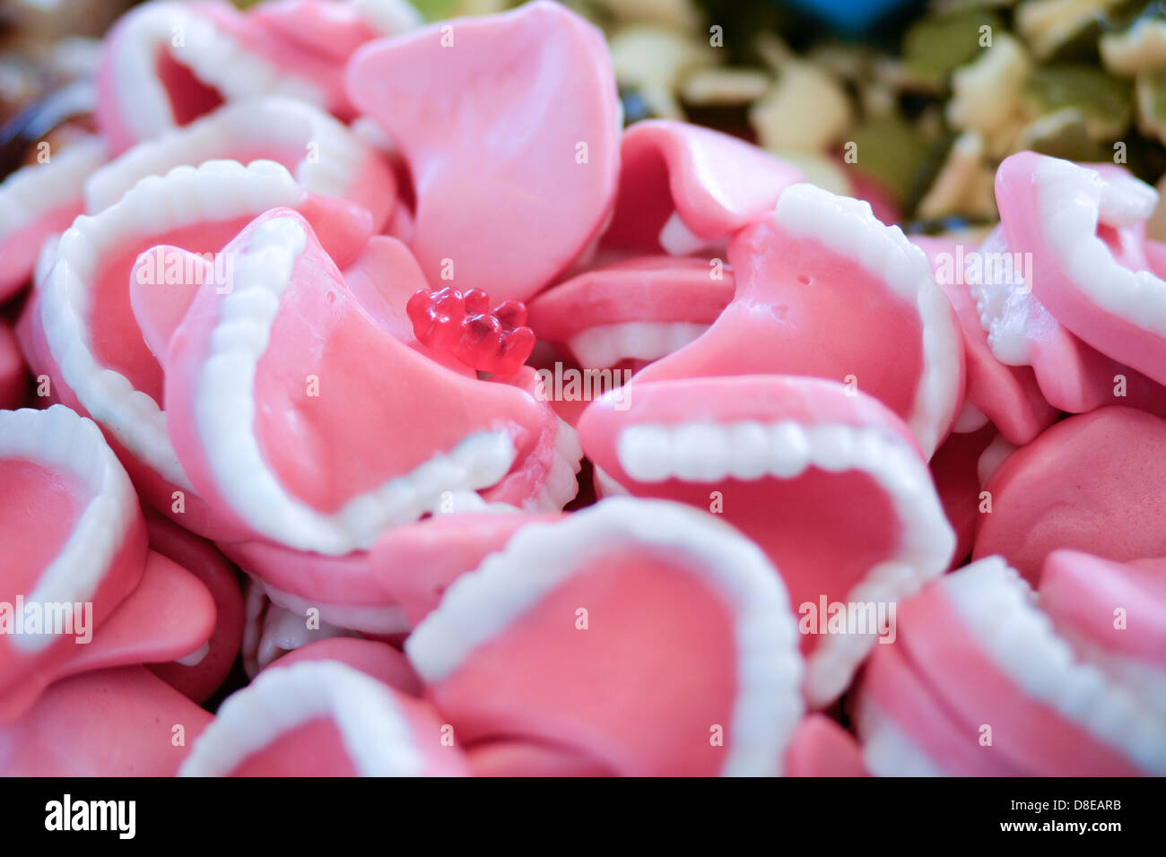 Colorful array of sweets on a market stall Stock Photo - Alamy