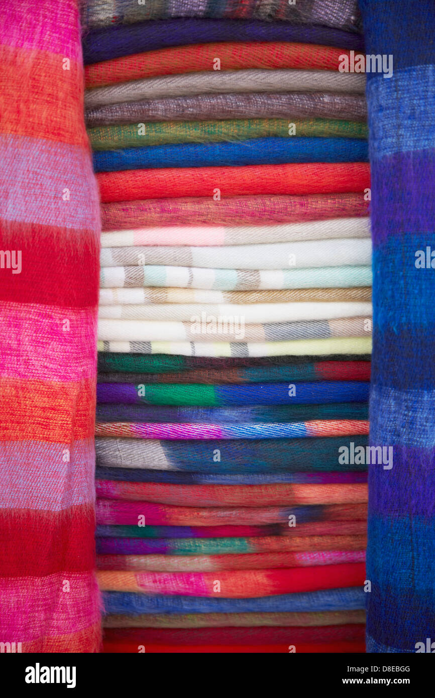 Yak wool blankets, Kathmandu, Nepal Stock Photo Alamy