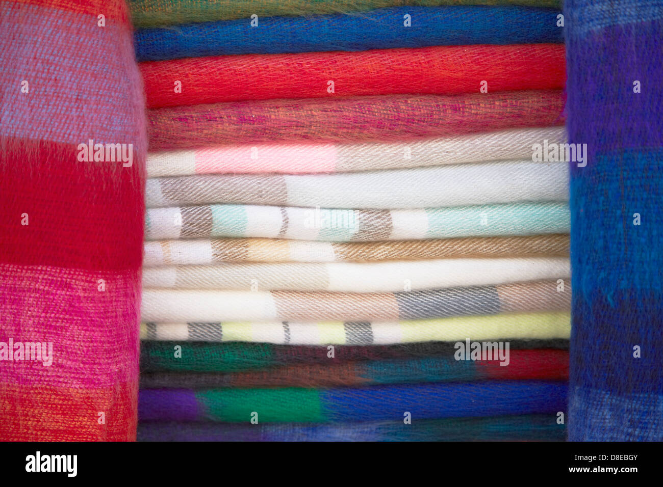 Yak wool blankets, Kathmandu, Nepal Stock Photo Alamy