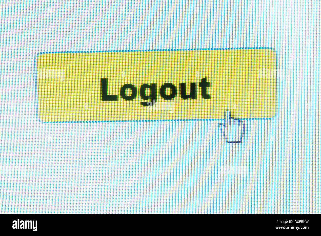 Logout hi-res stock photography and images - Alamy