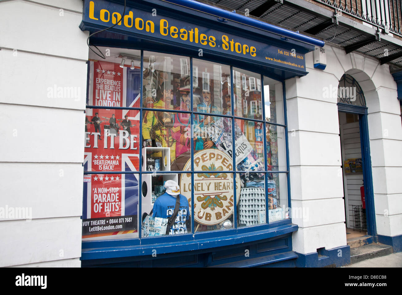 London iconic Beatles store, England, UK, GB Stock Photo