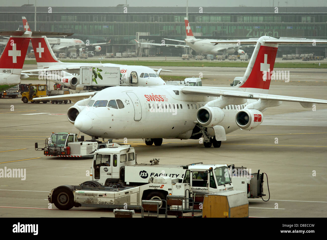 Zurich, Switzerland, SWISS aircraft at Zurich airport Stock Photo - Alamy