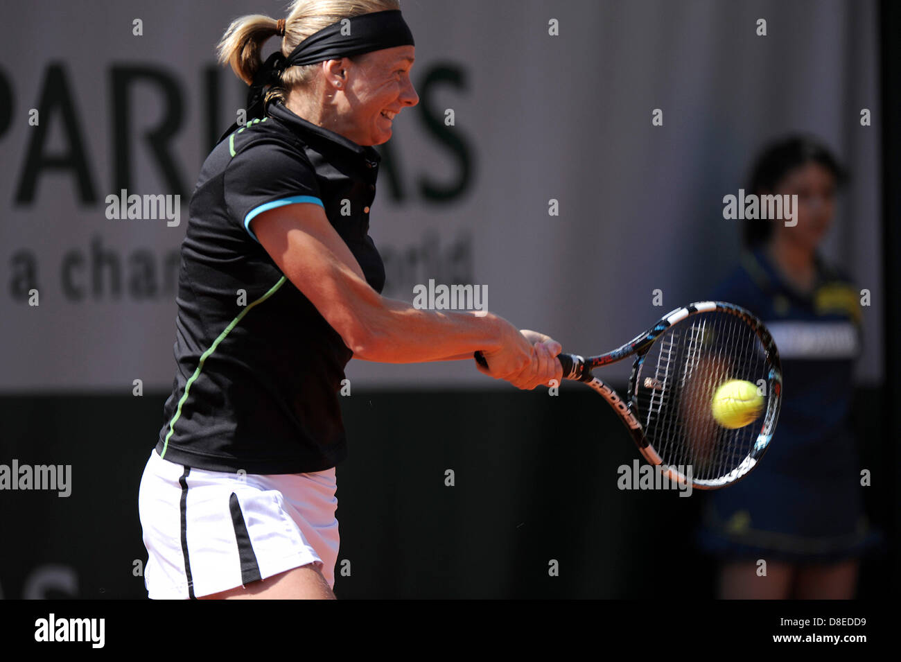 27.05.2013 Paris, France. Zuzana Kucova of Slovakia in action during