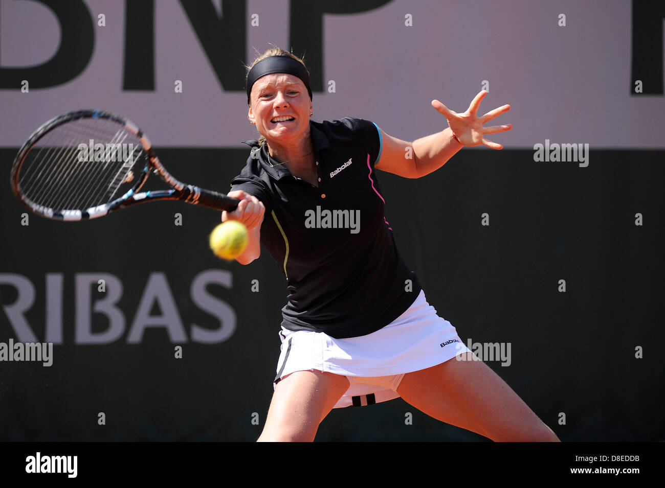 27.05.2013 Paris, France. Zuzana Kucova of Slovakia in action during