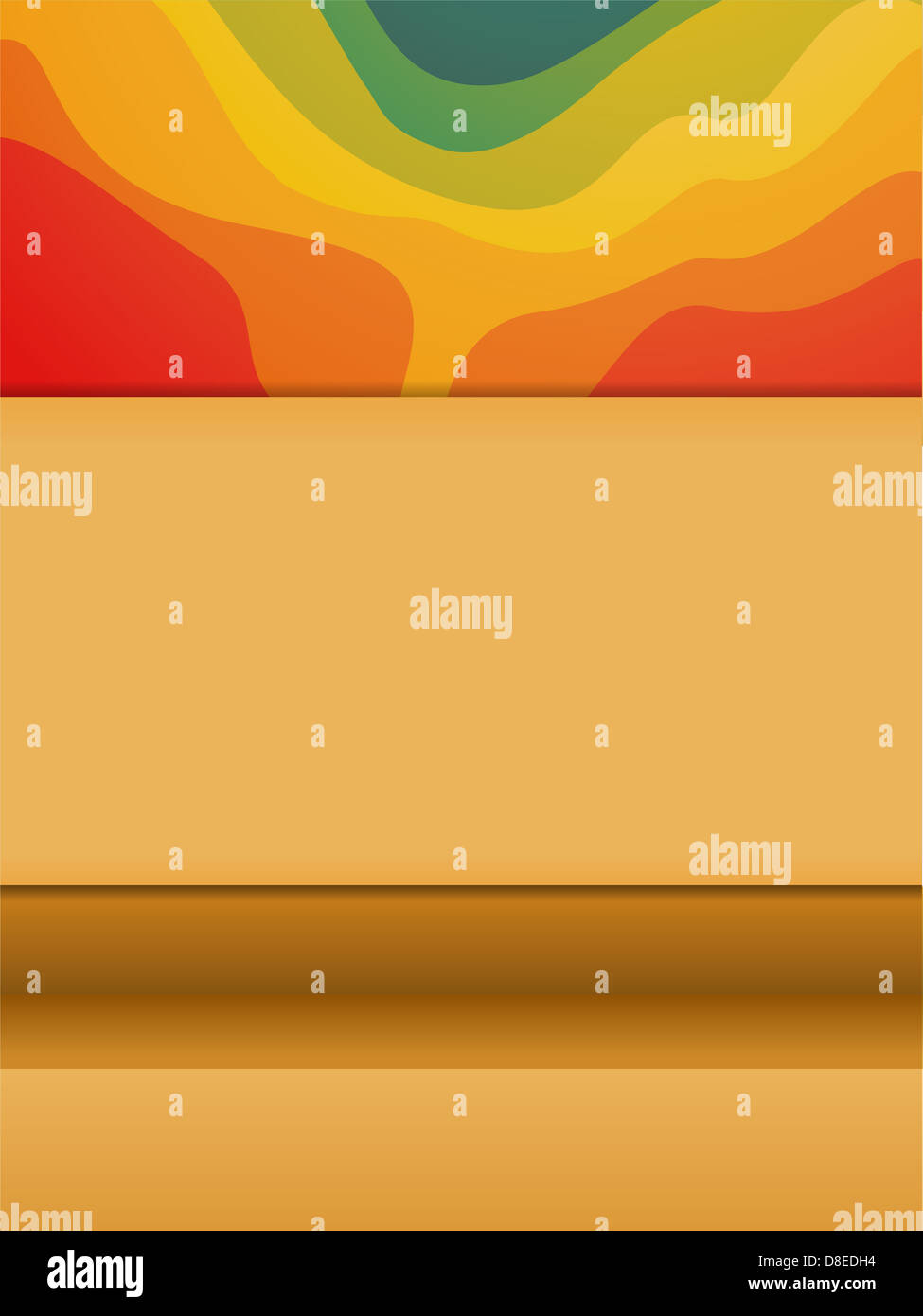 Vector - Colorful Waves Background with Copyspace Stock Photo - Alamy
