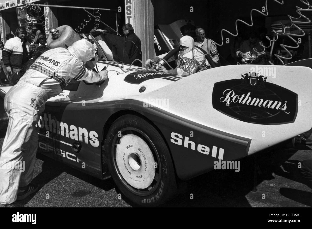 1000 KM Spa; 1985;Belgium; Porsche 956 Stock Photo