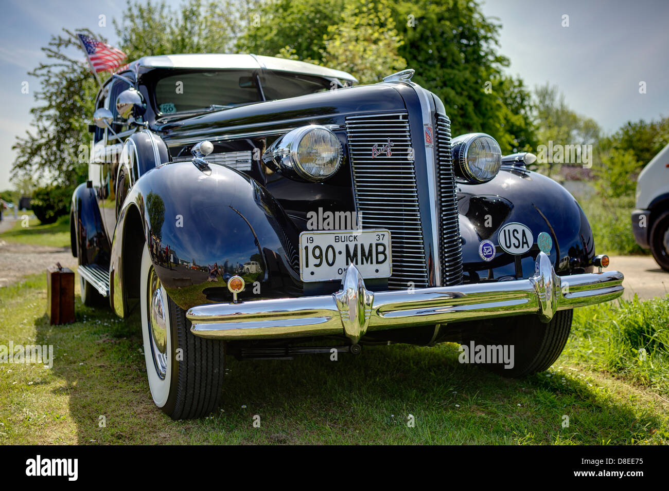 1937 Buick Century in Black Stock Photo - Alamy