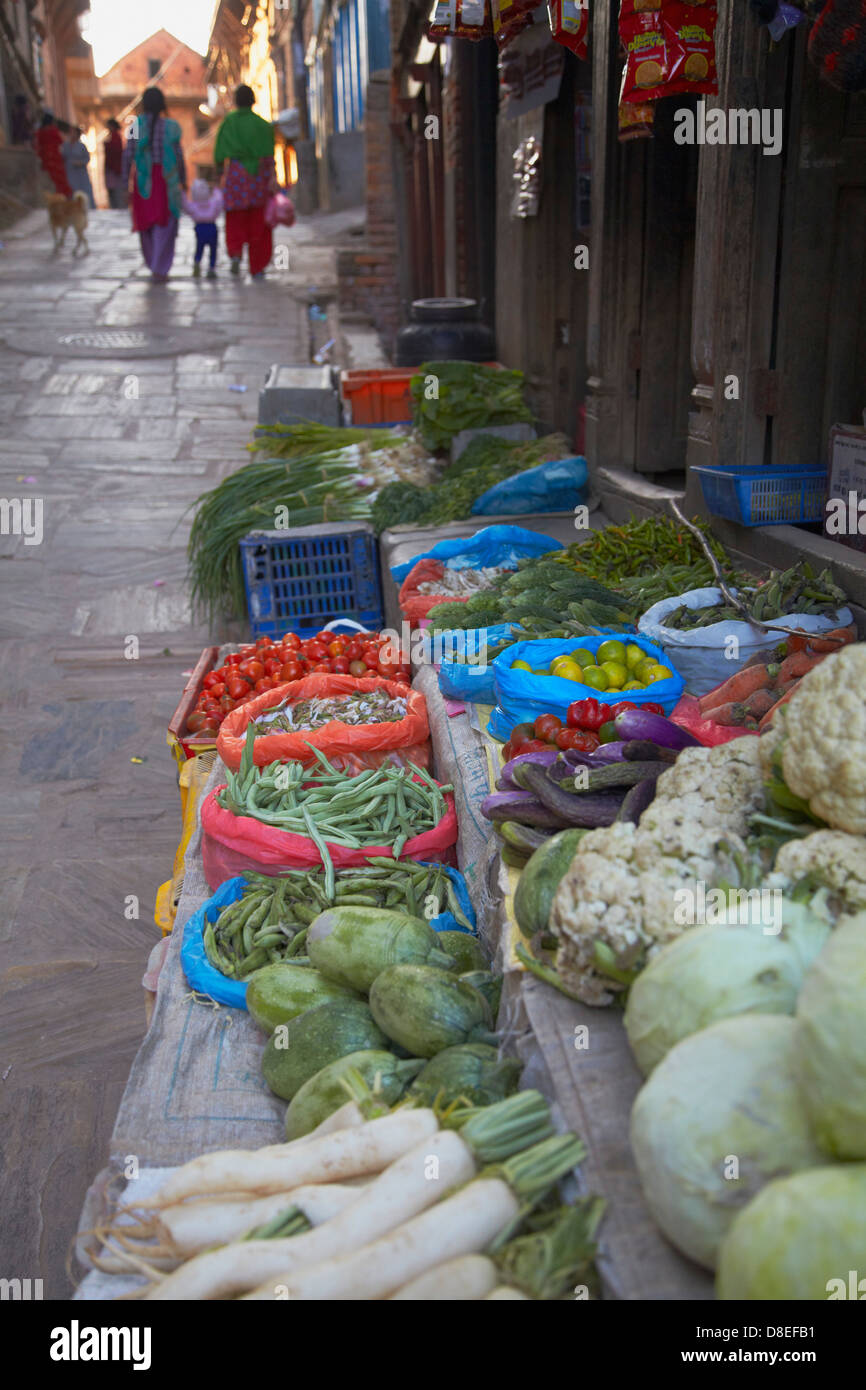 Vegetable stall, Dhulikhel, Kathmandu Valley, Nepal Stock Photo Alamy