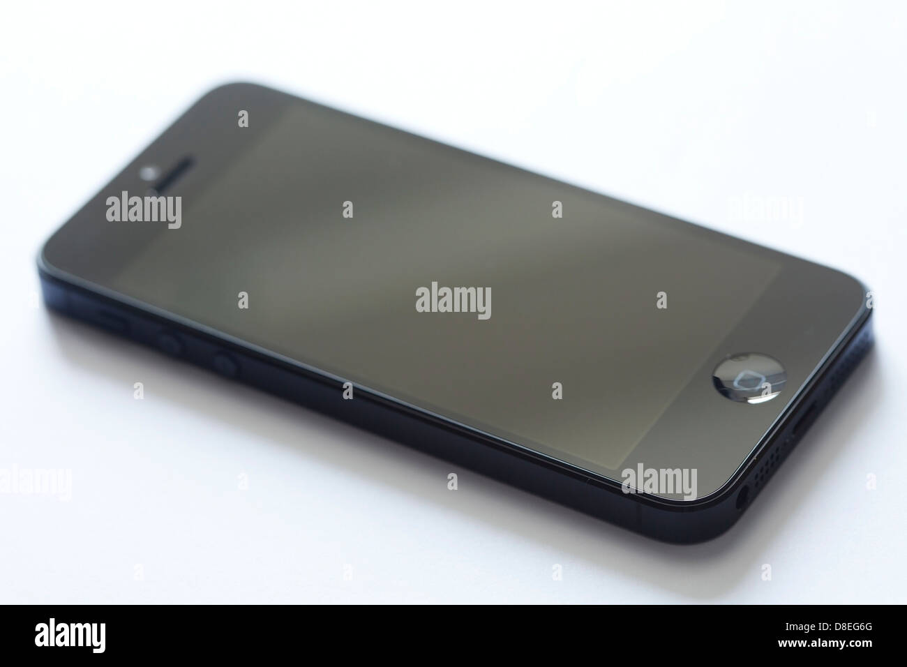 Black mobile phone Stock Photo - Alamy