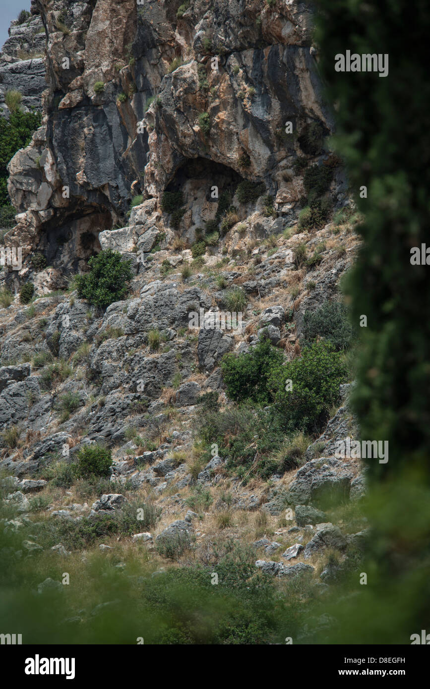 Carmel Caves ,Israel,Carmel Nature reserve Stock Photo - Alamy
