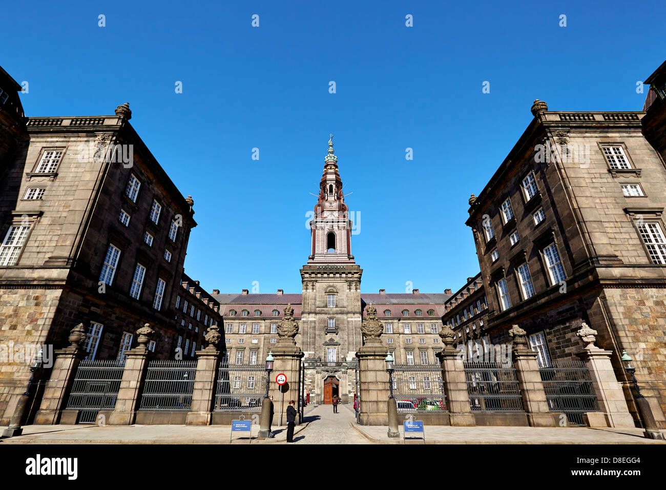 Christiansborg Palace is the seat of the Danish Parliament, the Danish ...