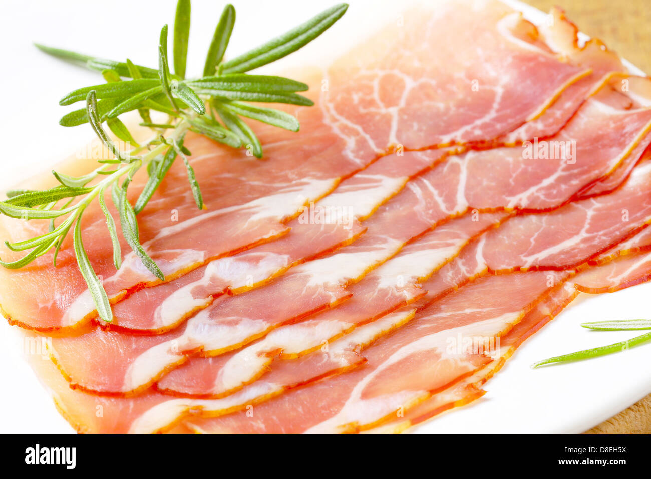 Black forest ham Stock Photo Alamy