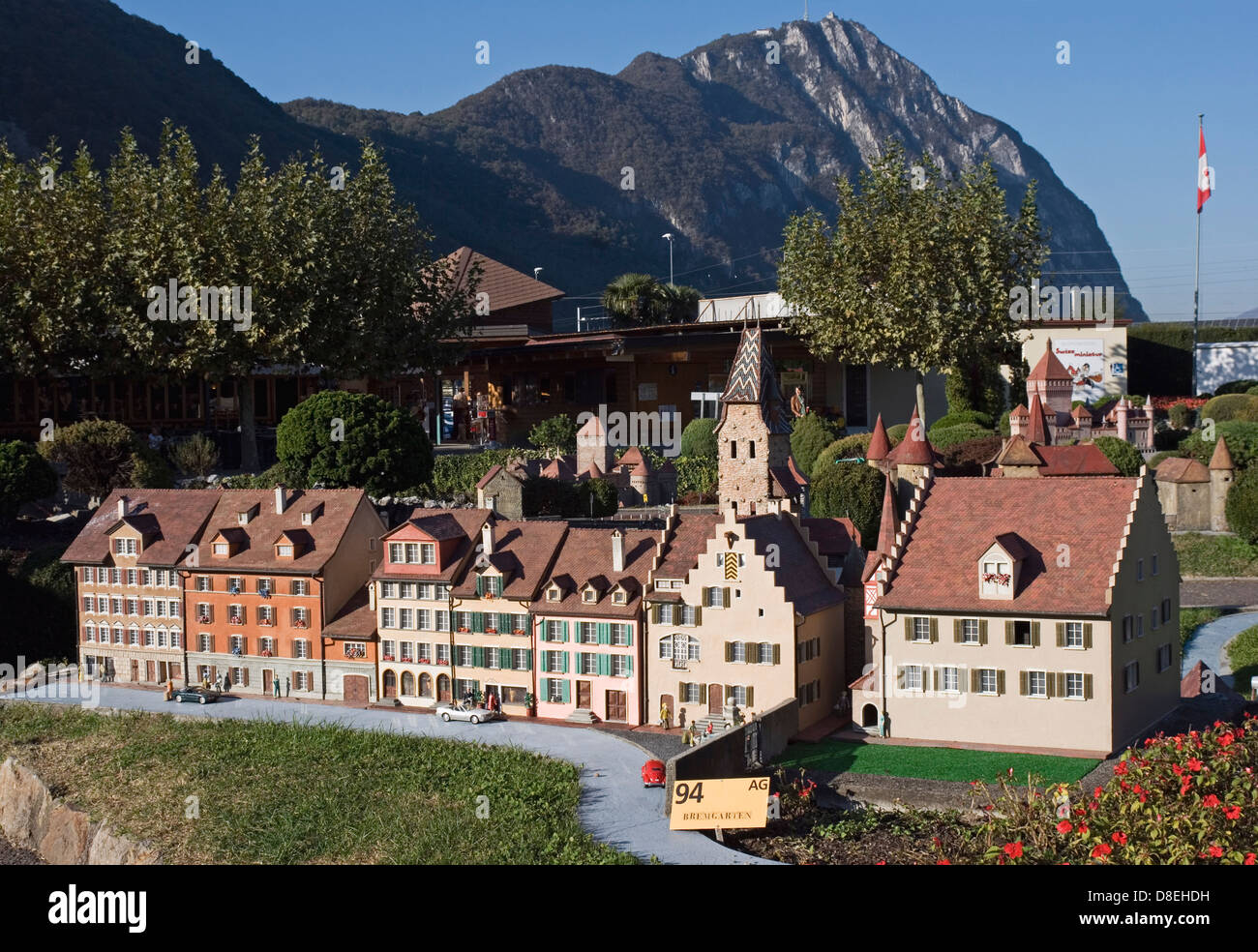 Swissminiatur in Melide - Canton Ticino - Switzerland Stock Photo