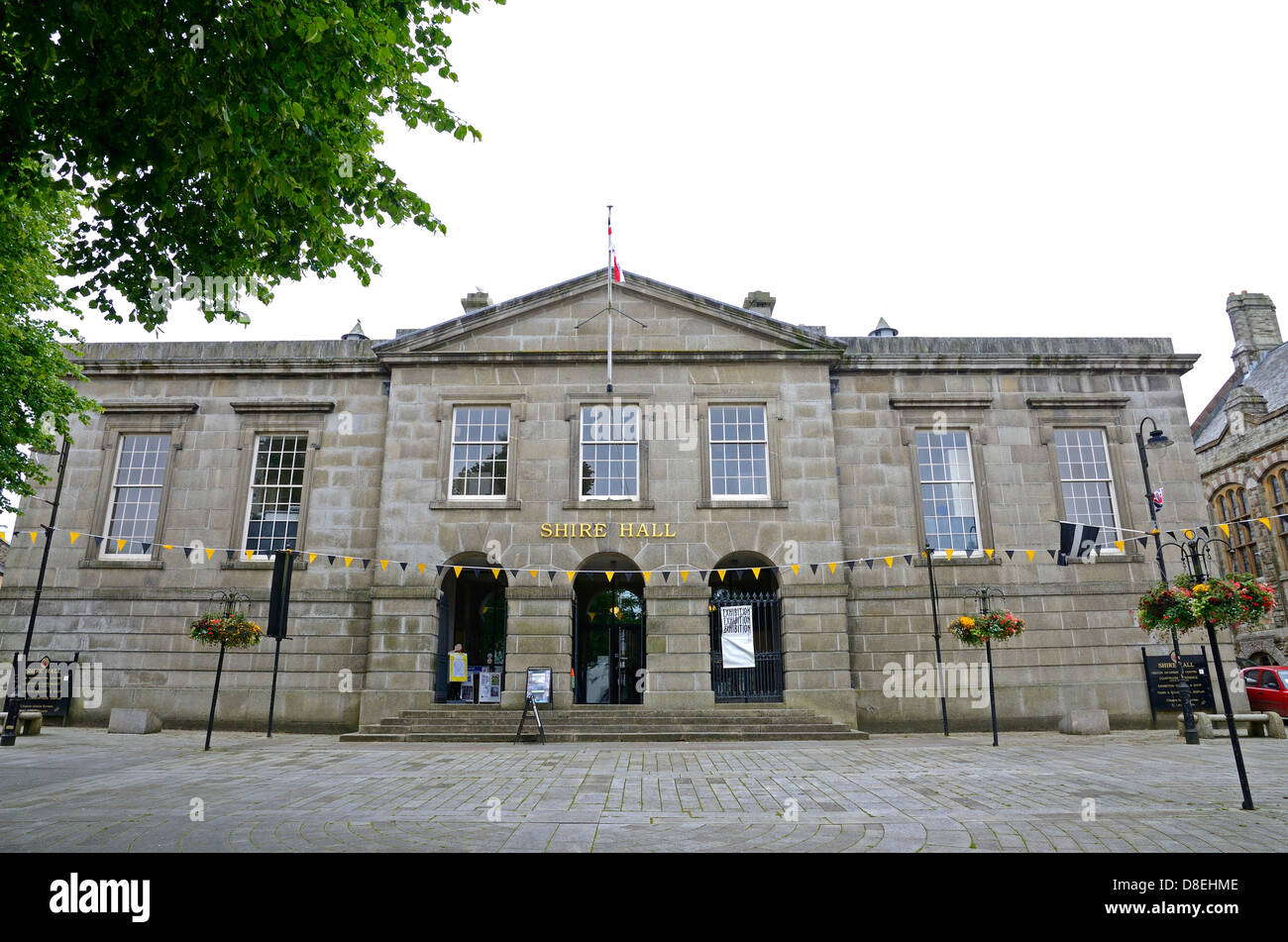 The Shire Hall at Bodmin in Cornwall, Uk Stock Photo