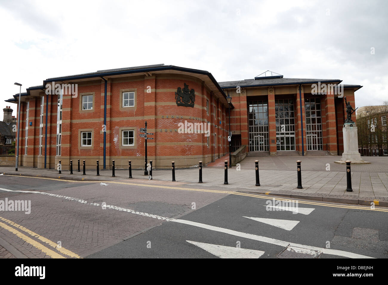 Crown and County Court building Earl Street Stafford Stock Photo