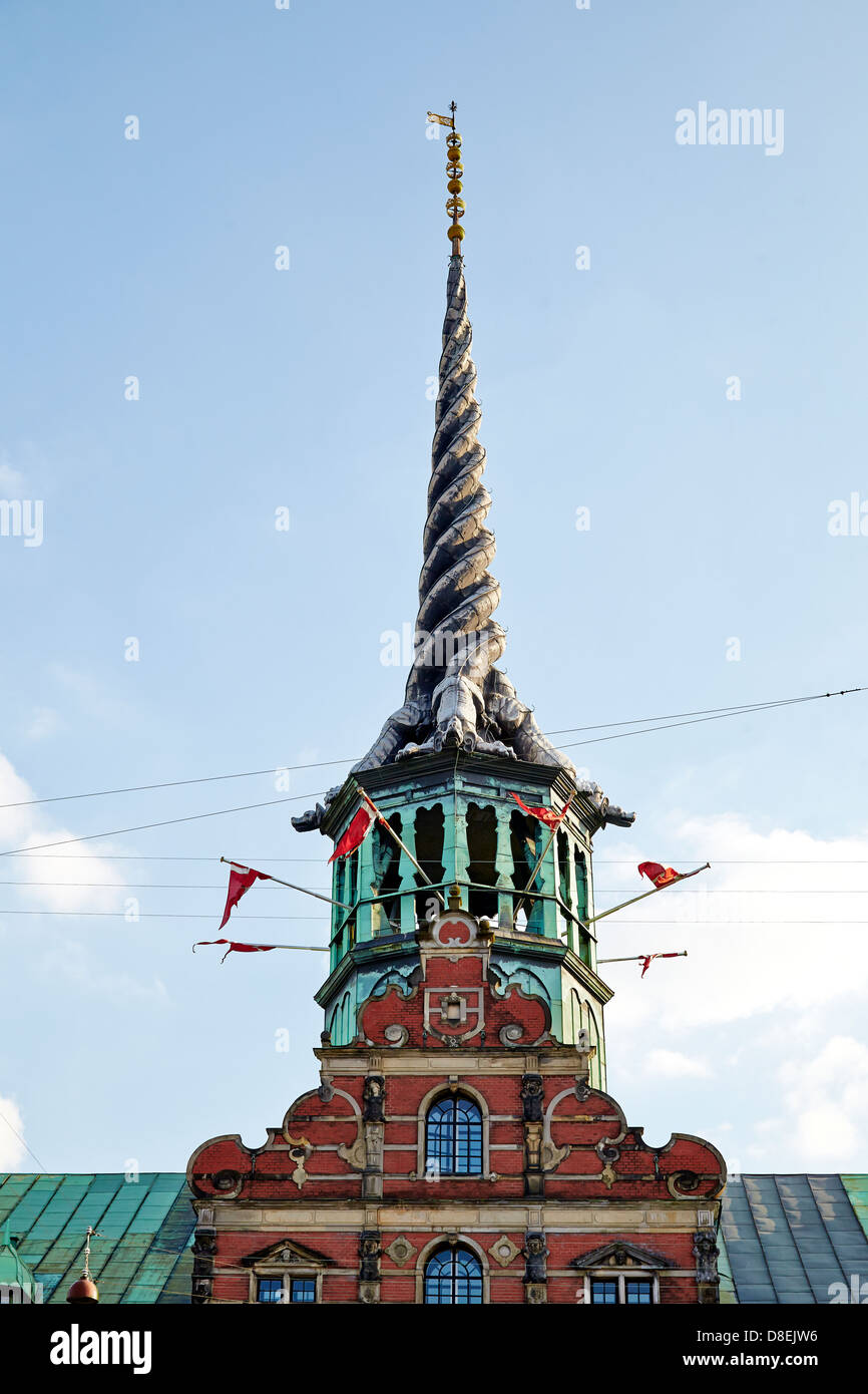 Børsen, the farmer Stock Exchange, in central Copenhagen was built by ...