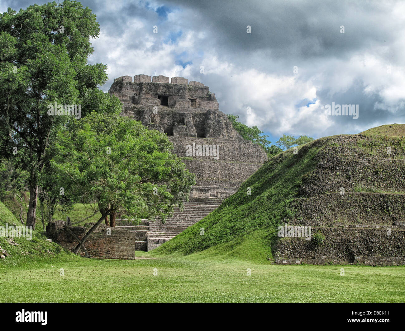 peru ancient remains landscape historic history Stock Photo