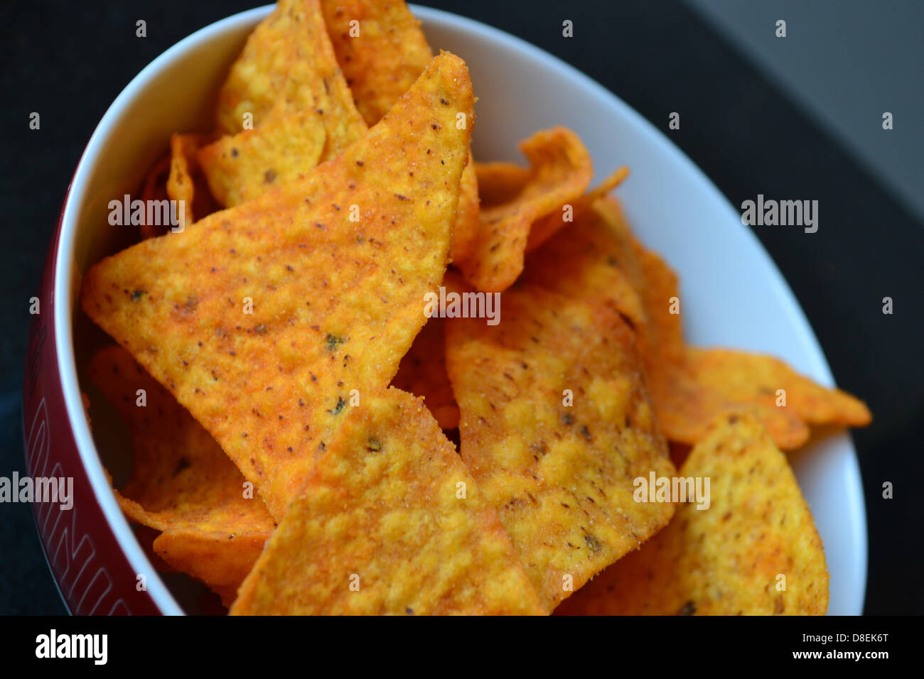 Bowl of Snacks Stock Photo Alamy