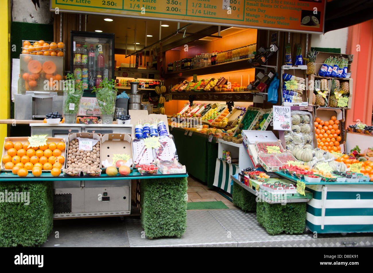 Shop for fruits and vegetables Stock Photo Alamy