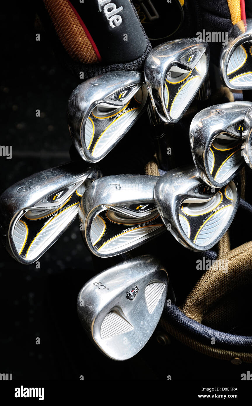 Full set of high end Golf Clubs Stock Photo Alamy