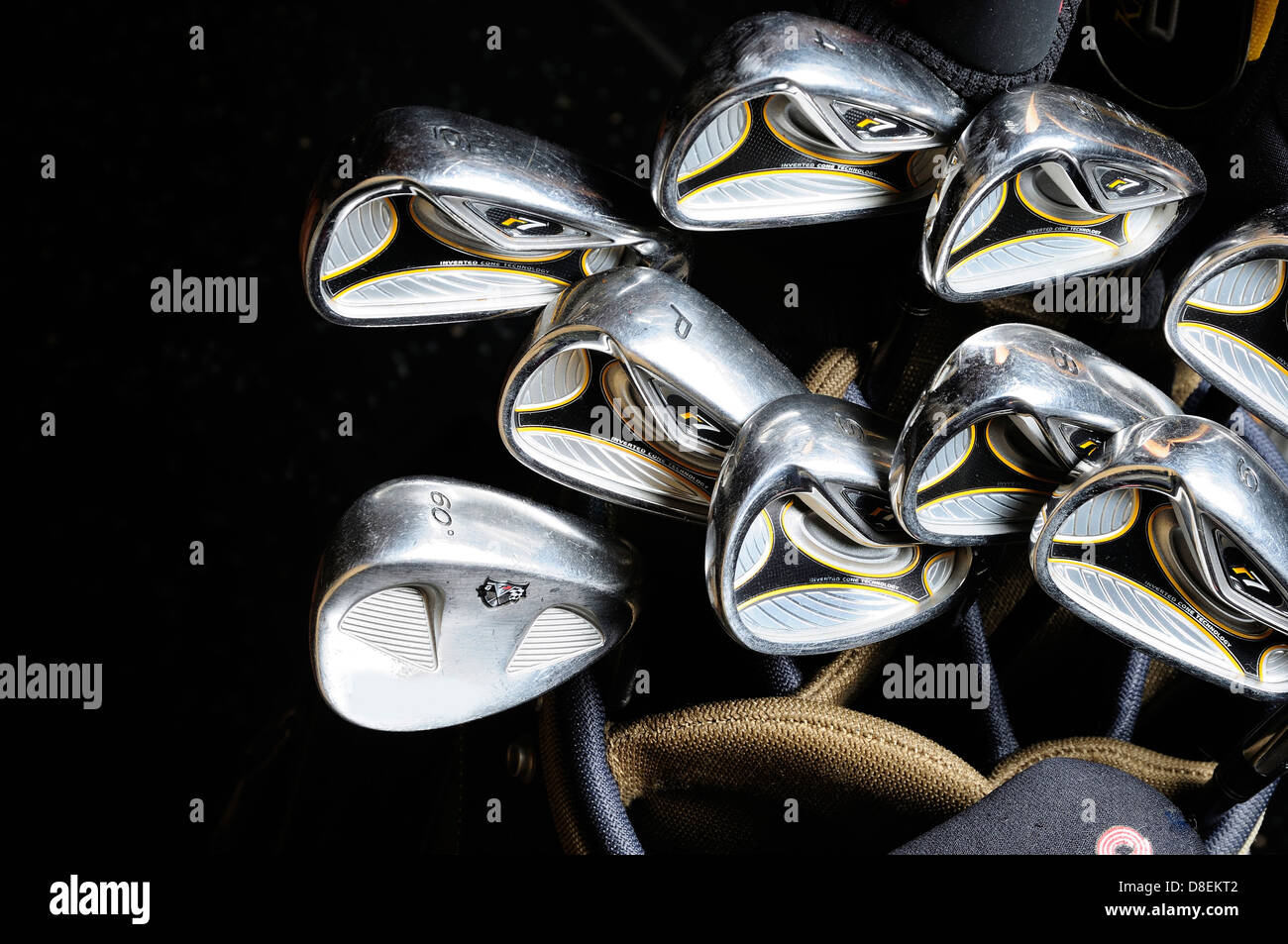 Full set of high end Golf Clubs Stock Photo Alamy