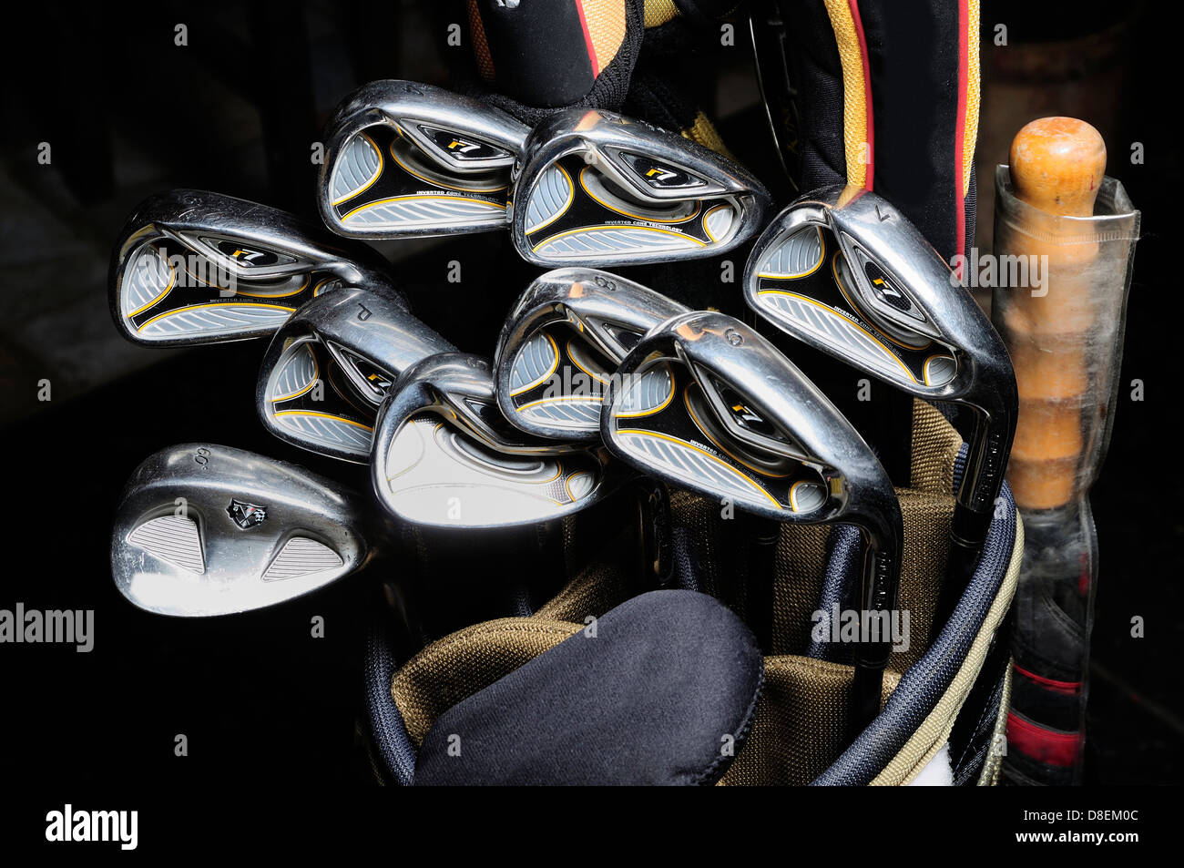 Full set of high end Golf Clubs Stock Photo Alamy