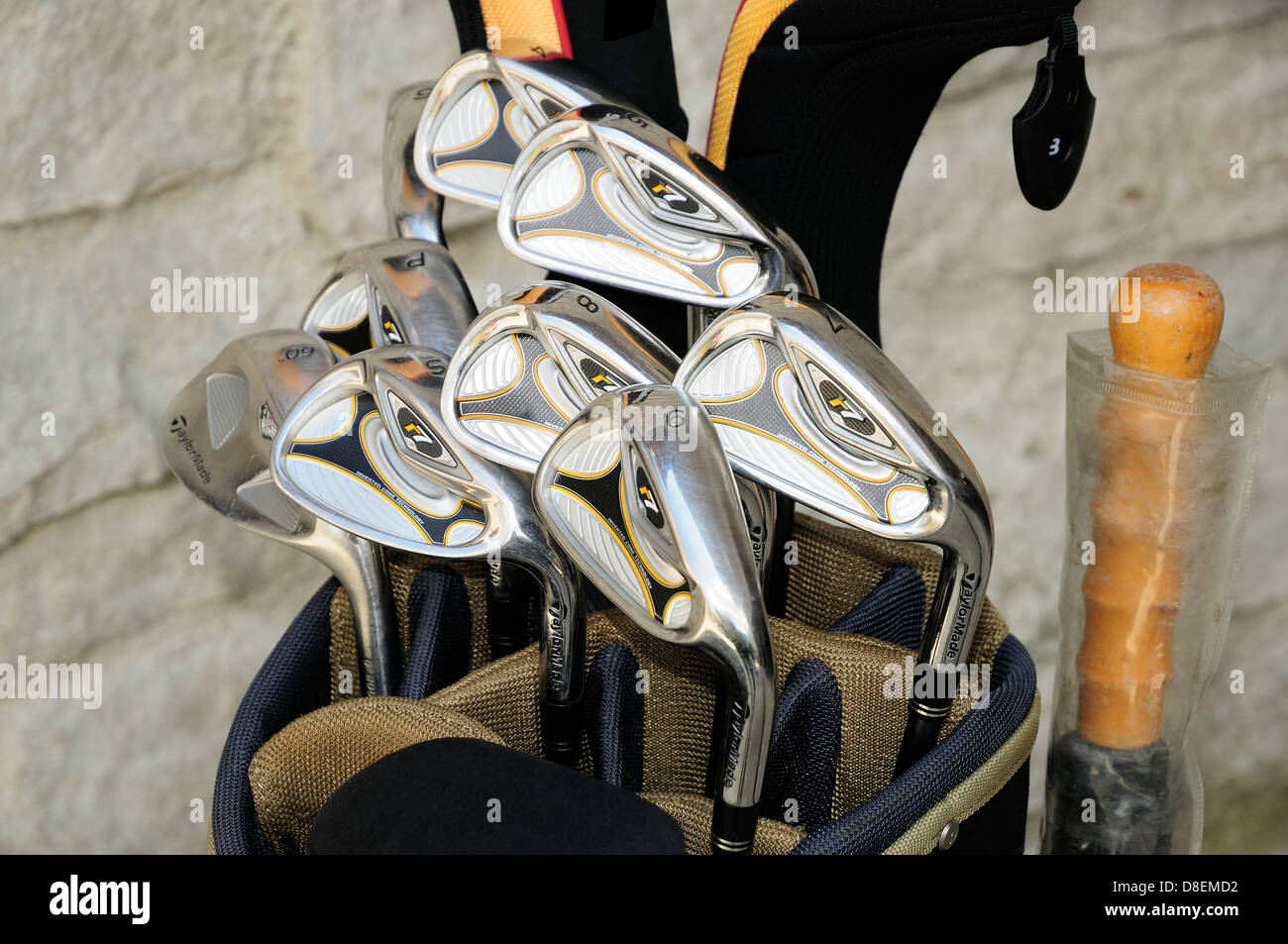 Full set of high end Golf Clubs Stock Photo Alamy