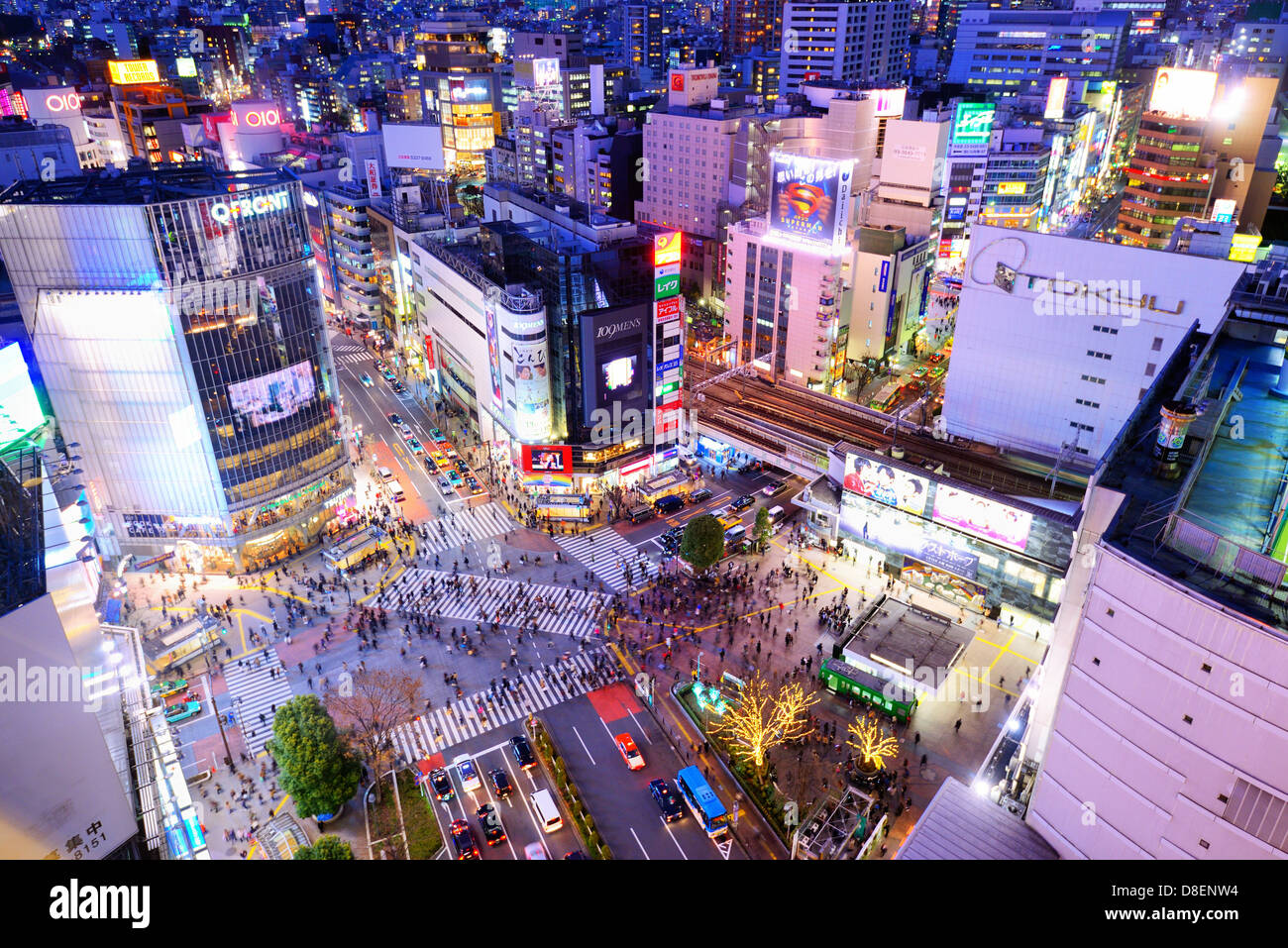 Cityscape of Shibuya, Tokyo, Japan. Stock Photo