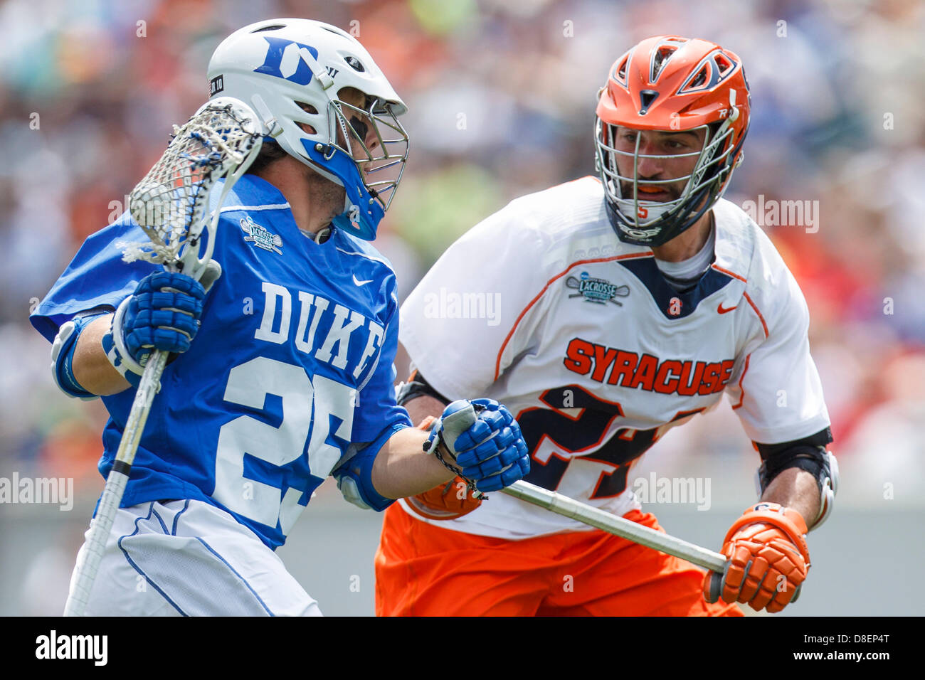 Josh Offit May 27, 2013: Duke Blue Devils midfielder Josh Offit (25) in action ...