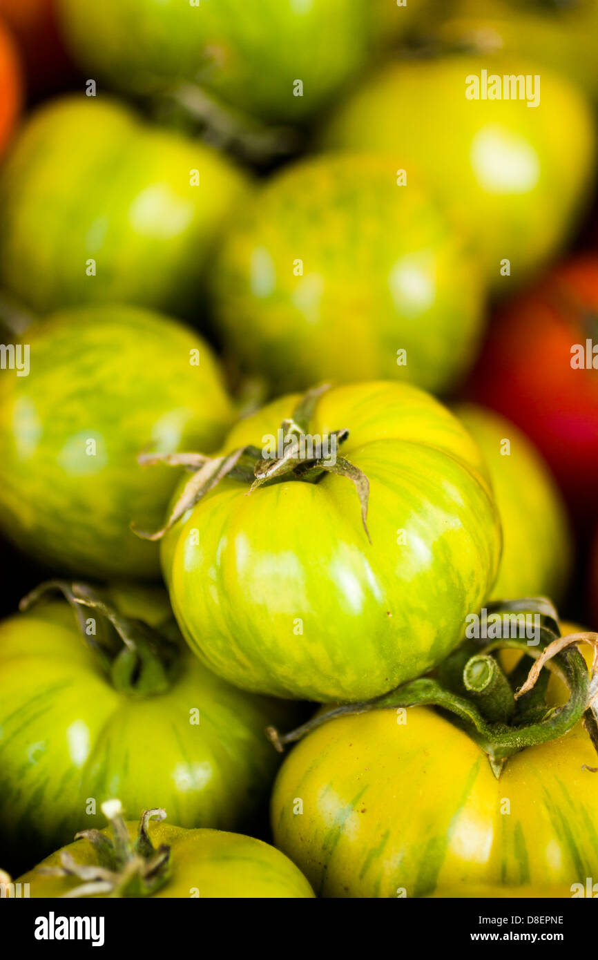 Fresh produce on sale at the local farmers market Stock Photo - Alamy