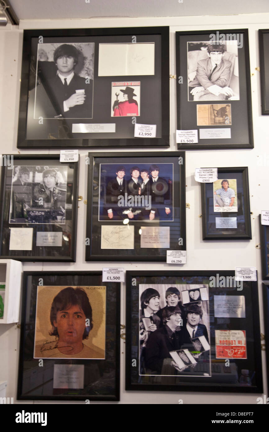 London iconic Beatles store, England, UK, GB Stock Photo