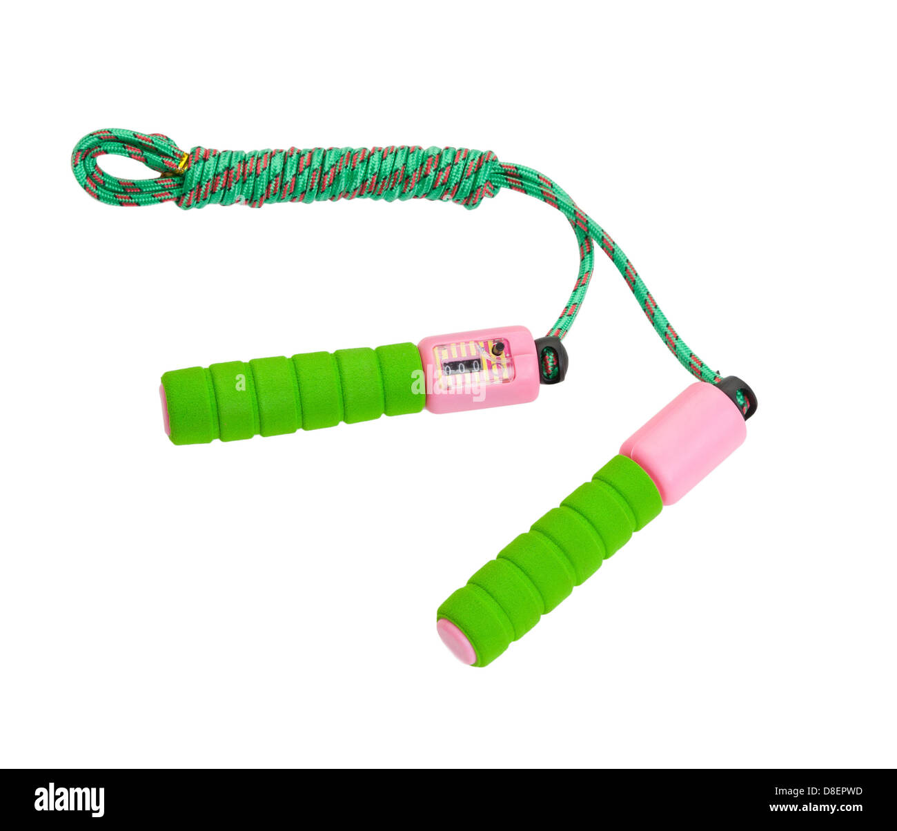 Jumping rope for your exercise everywhere Stock Photo