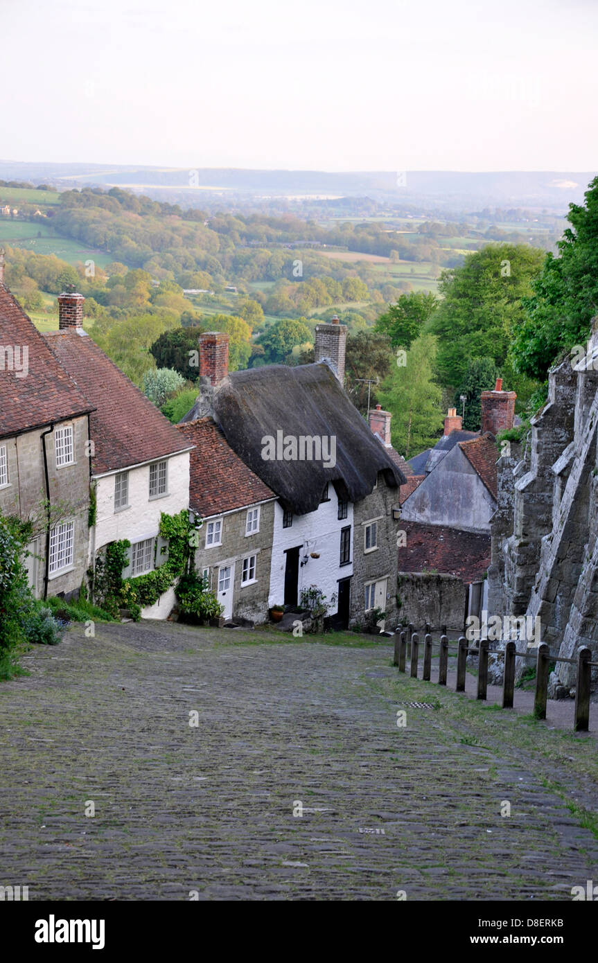 Gold Hill, Shaftesbury, Dorset, England, United Kingdom Stock Photo Alamy