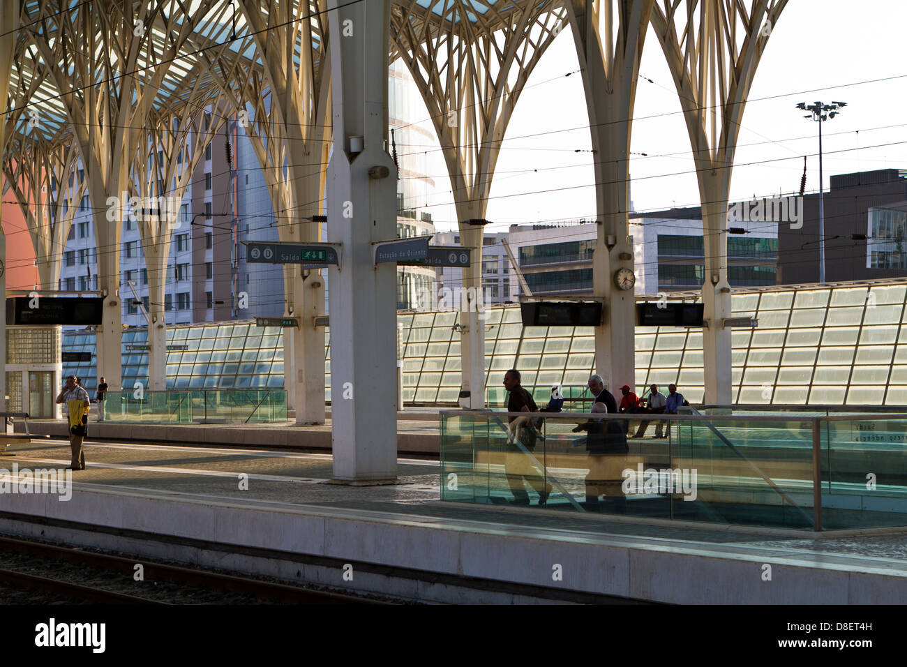 Oriente station, Lisbon Portugal Stock Photo Alamy