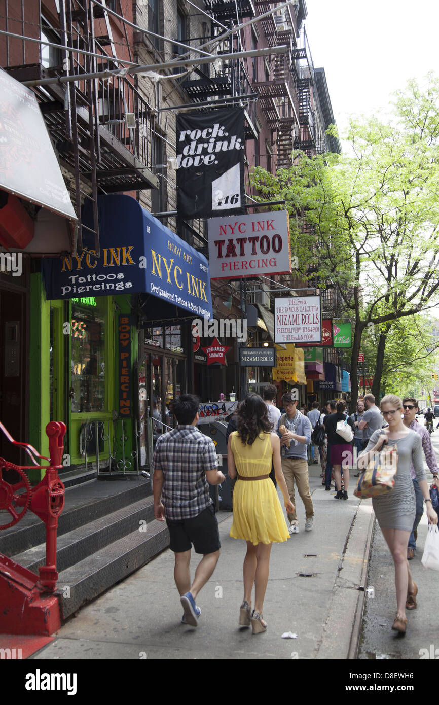 MacDougal Street, Greenwich Village, New York City Stock Photo Alamy
