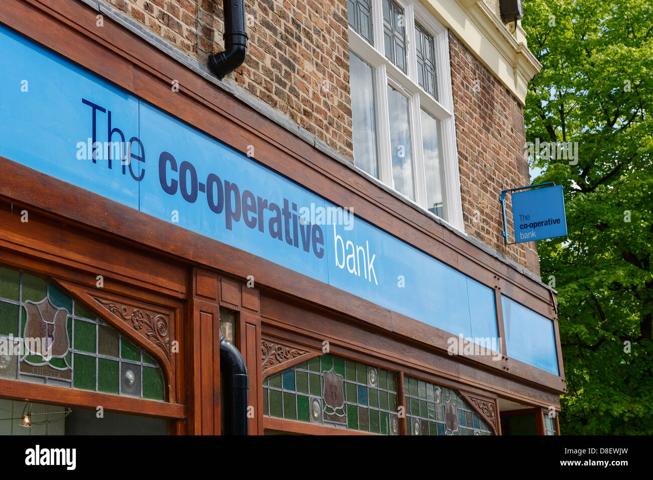 Co-Operative bank branch in Chester Stock Photo