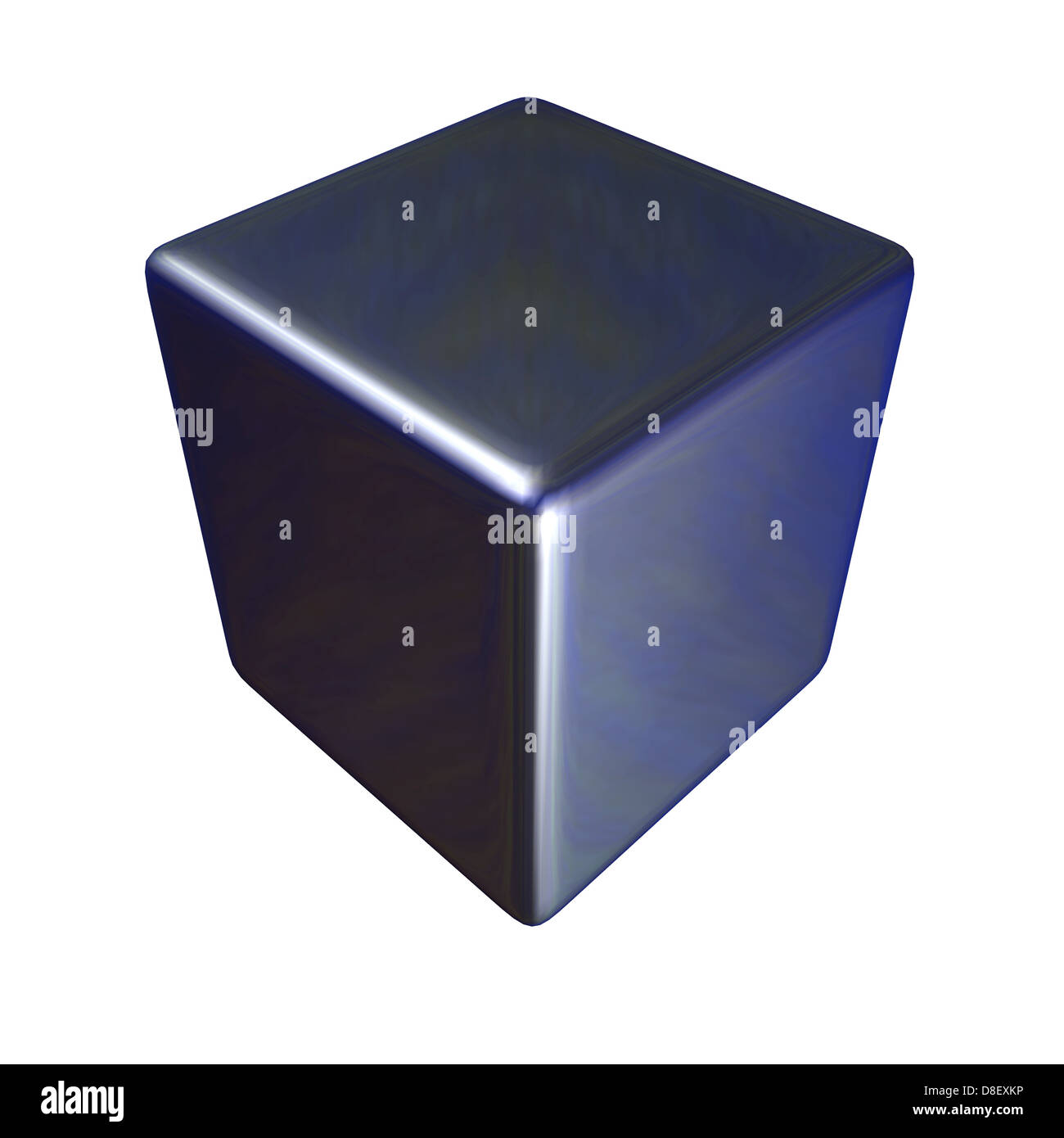 An abstract illustration of cubes on a white background Stock Photo - Alamy