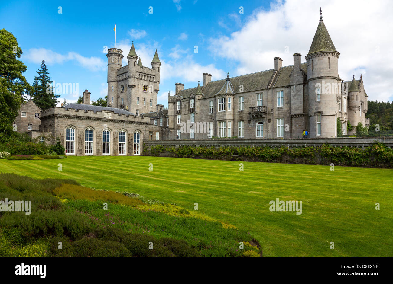 Great Britain, Scotland, Aberdeenshire, the Balmoral castle, summer residence of the British Royal Family. Stock Photo