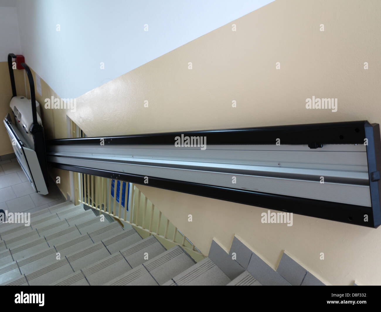 handicap elevator, special lift for invalid wheelchair Stock Photo - Alamy