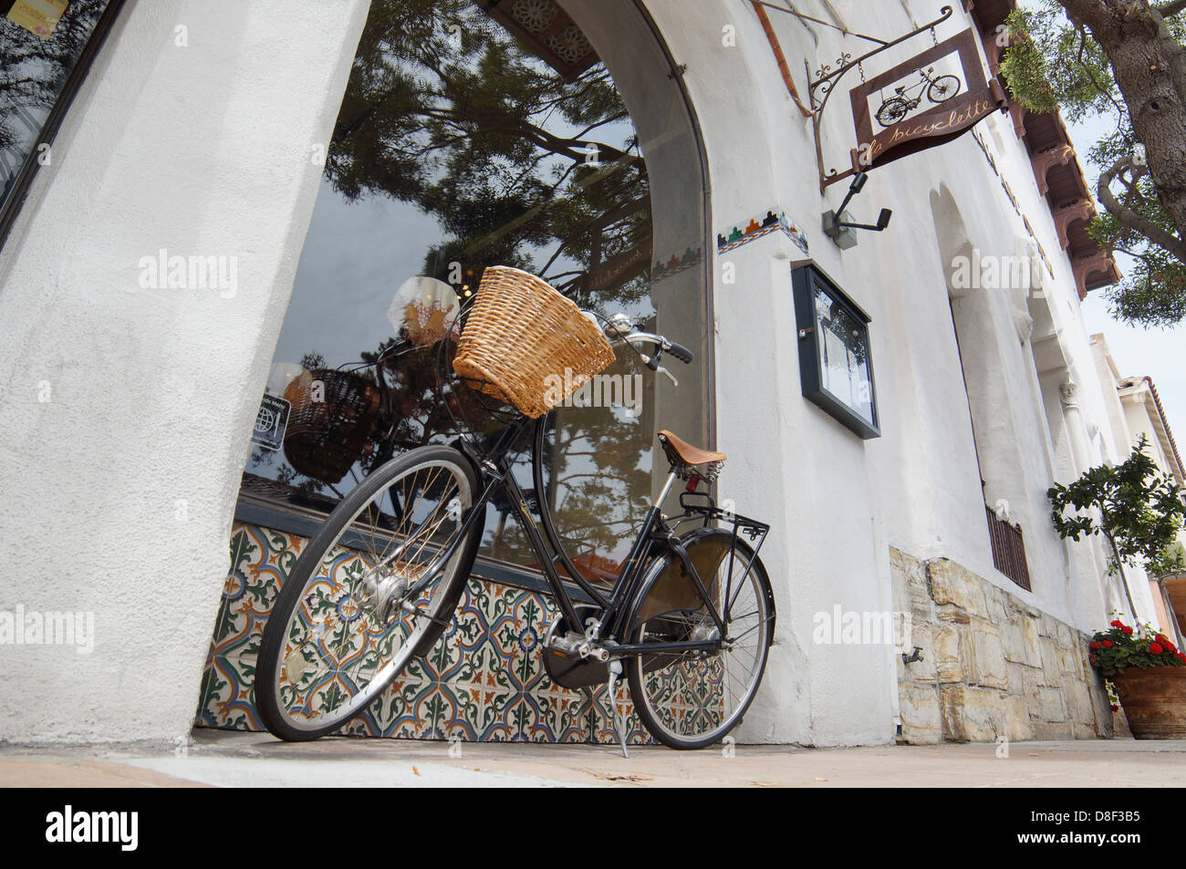 Carmel La Bicyclette Restaurant Stock Photo Alamy