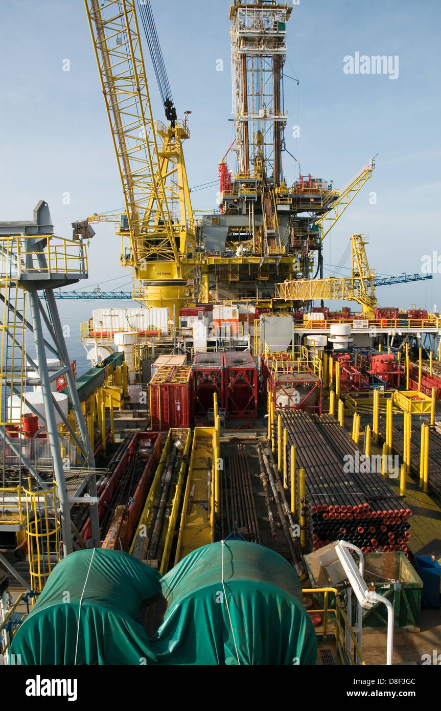 Oil Rig Platform Stock Photo