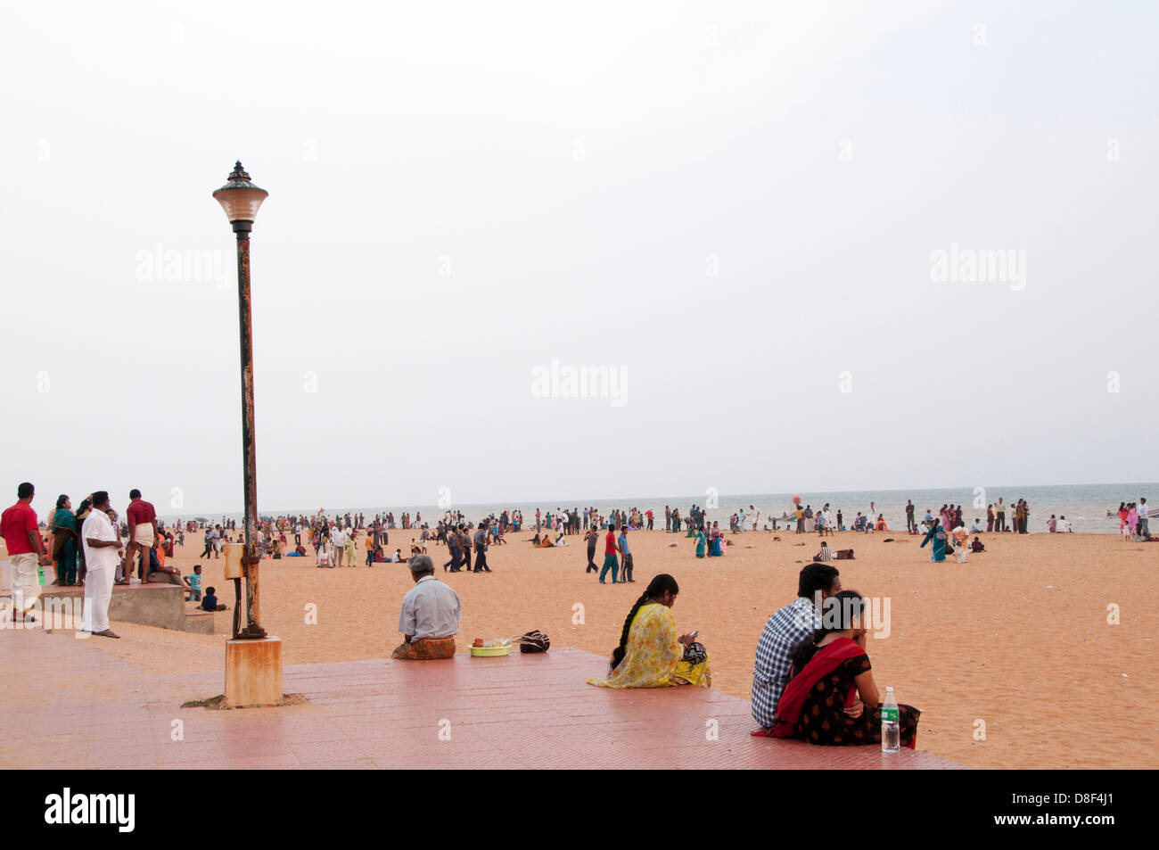Shankumugham Beach, trivandrum Stock Photo
