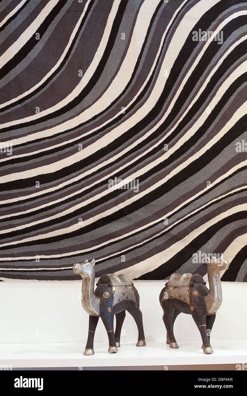 A graphic carpet texture nice for living room Stock Photo