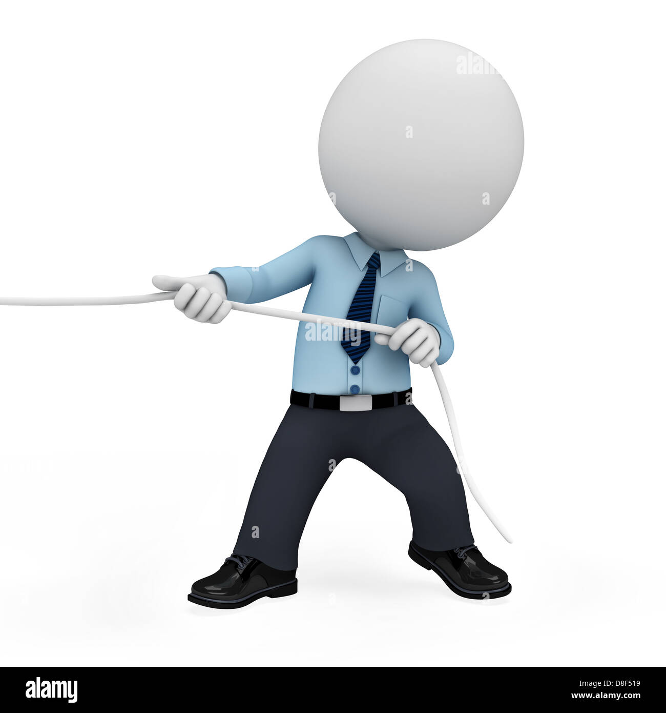 Service Man Images 3d white people as service man Stock Photo - Alamy