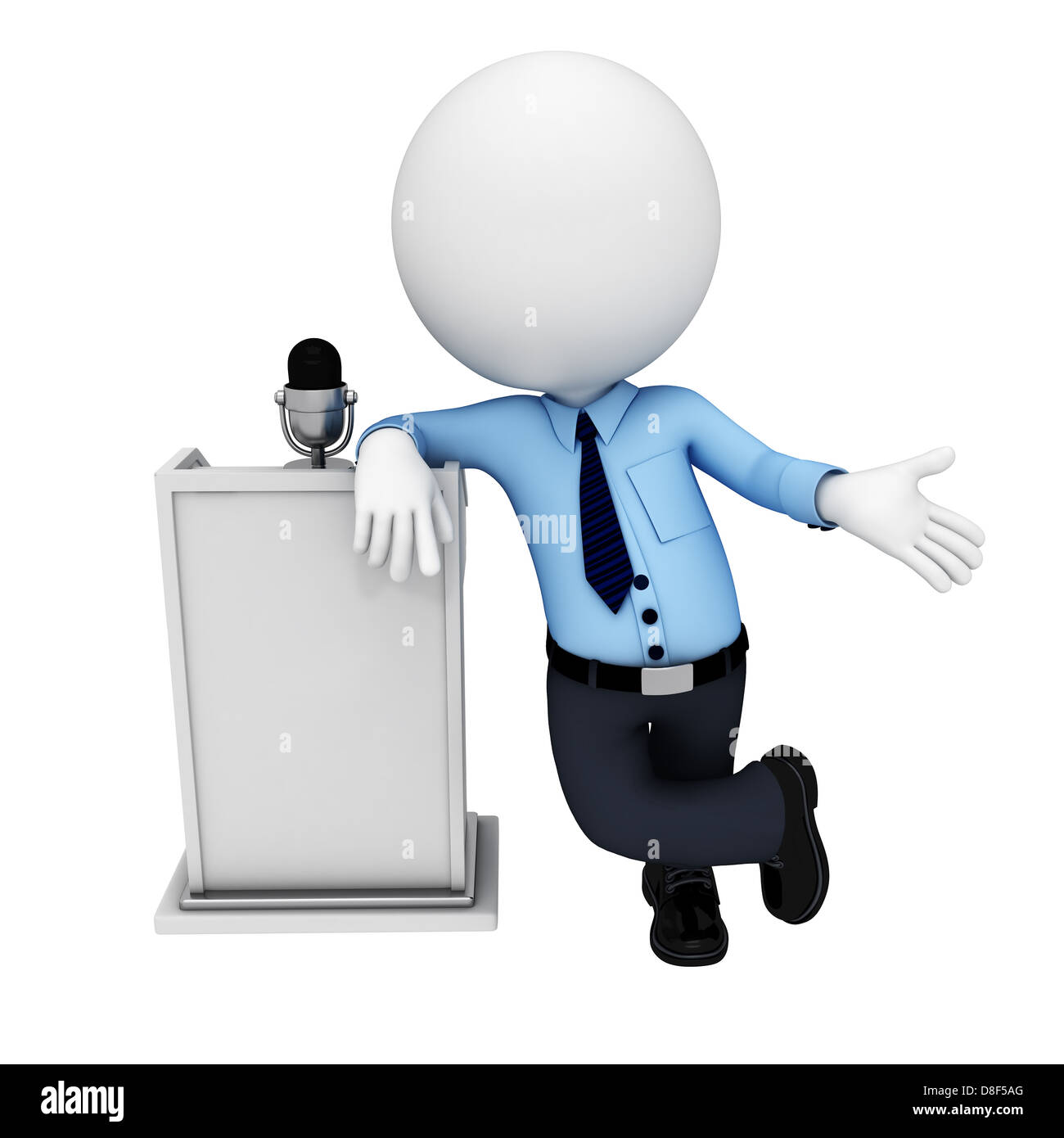 Service Man Images 3d white people as service man Stock Photo - Alamy
