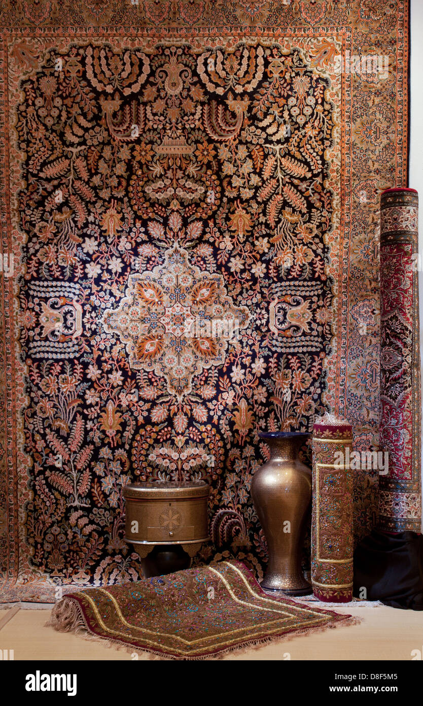 Luxury beautiful carpets display hires stock photography and images